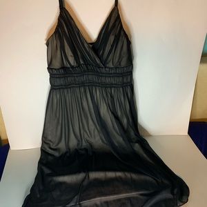 Woman’s Small Black sheer Dress